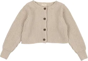 Lil Legs Oat Basic Cardigan