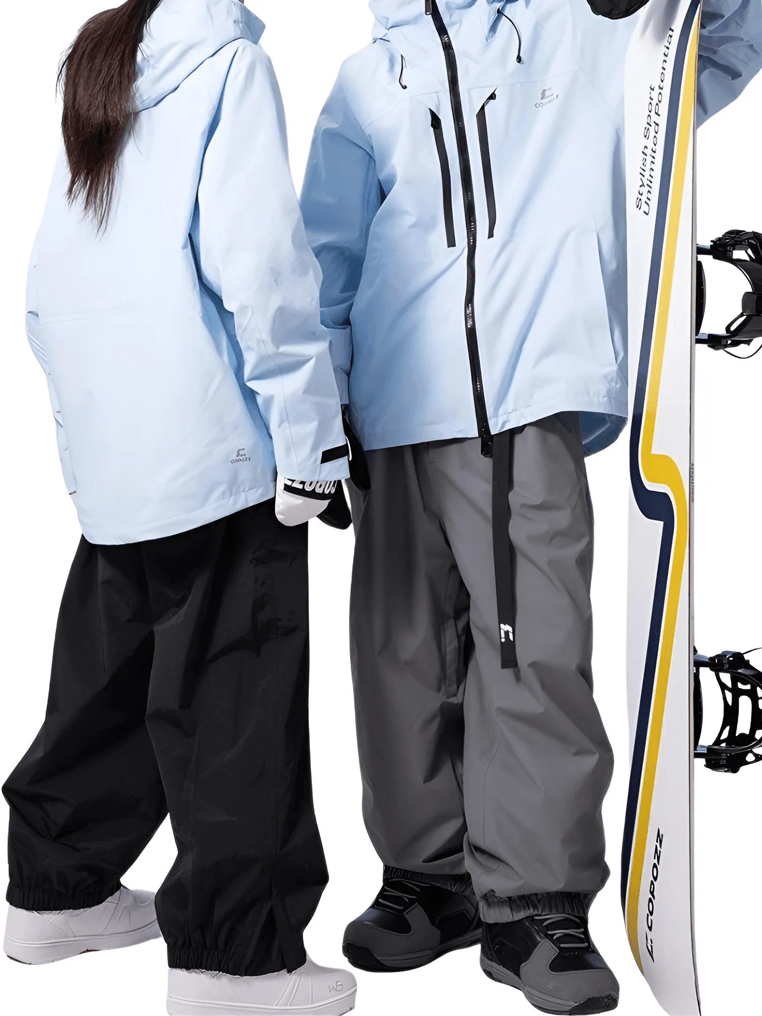 3L Water & Windproof Trendy Oversized Ski Pants For Men