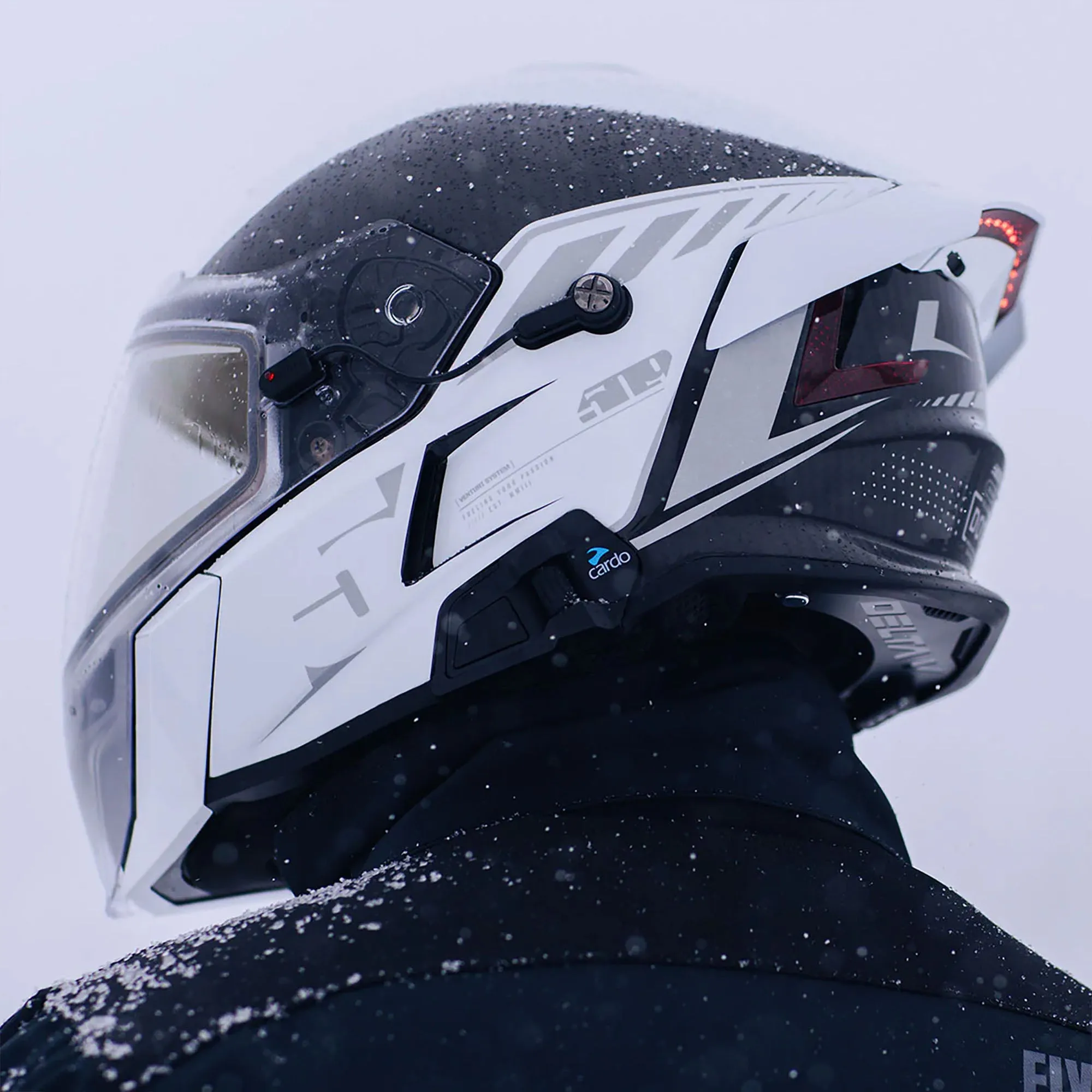 509 Delta V Carbon Commander Snowmobile Helmet Stormchaser Reflect