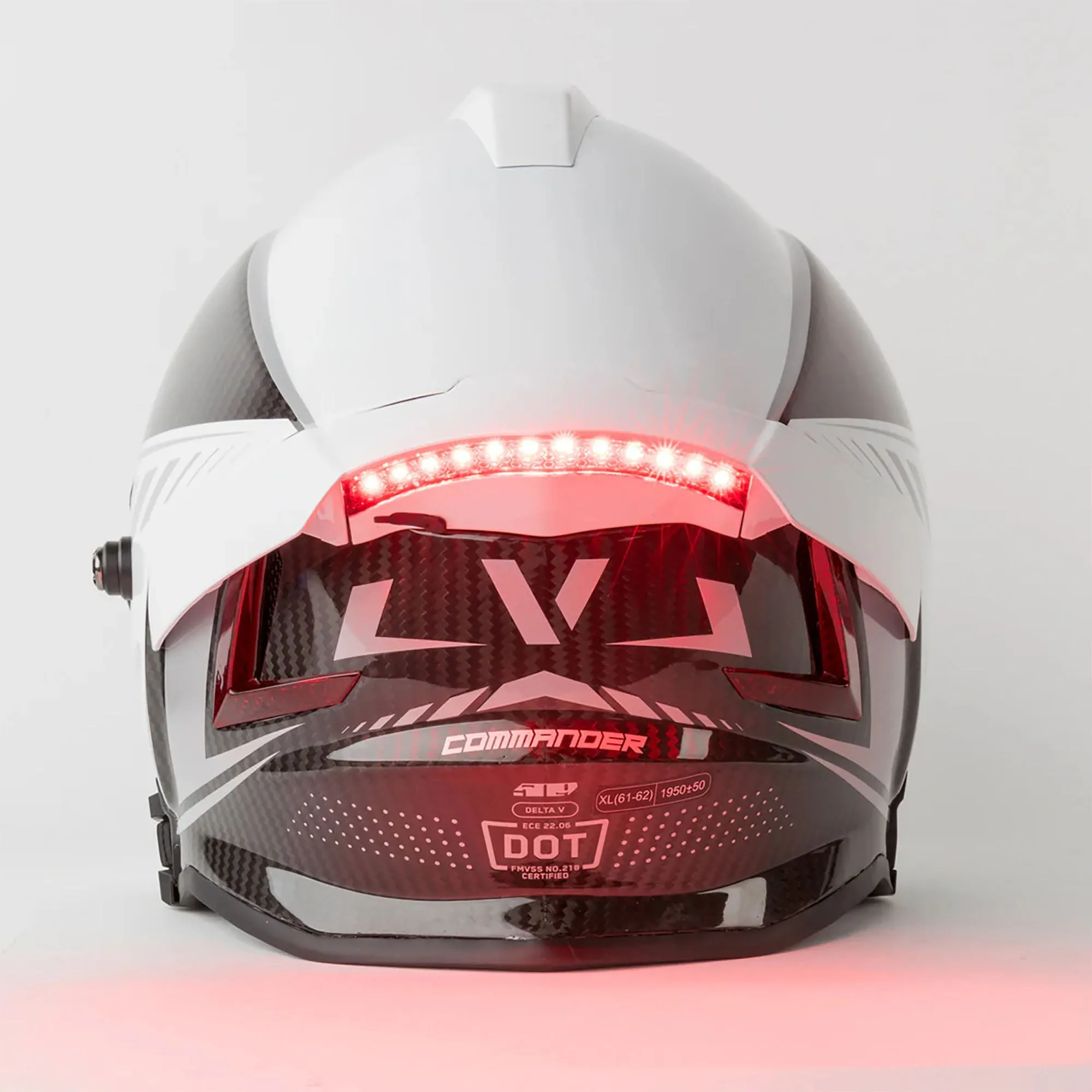 509 Delta V Carbon Commander Snowmobile Helmet Stormchaser Reflect