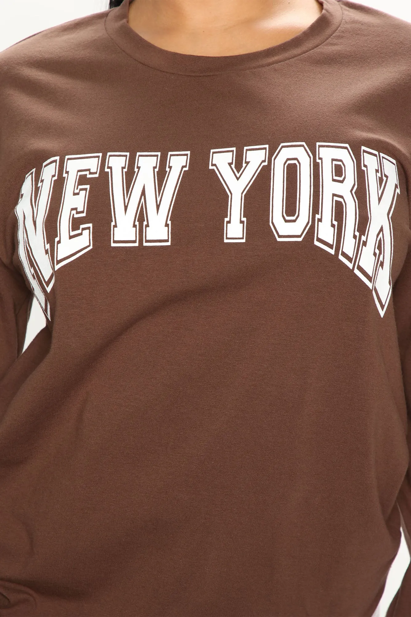 A New York Minute Tunic Top - Brown