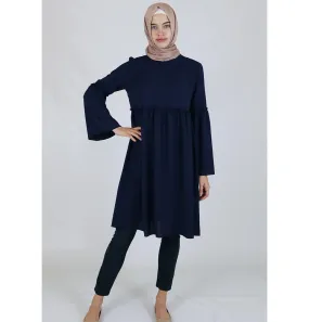 Abaci Modest Tunic TNK10956 Navy Blue