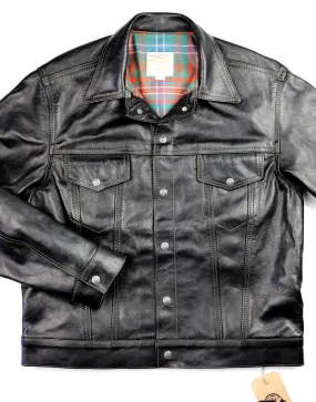 Aero 557XX Type 3 Jean Jacket, size 42, Blackened Brown Vicenza Horsehide