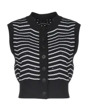 Alaïa Women Cardigan Black 10 UK