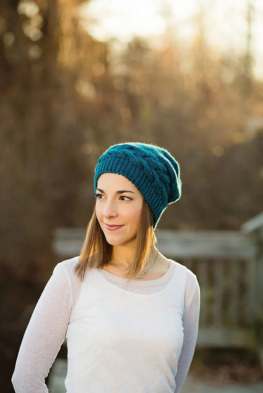 Alpine Trail Hat, Knitterella. Print Knitting Pattern