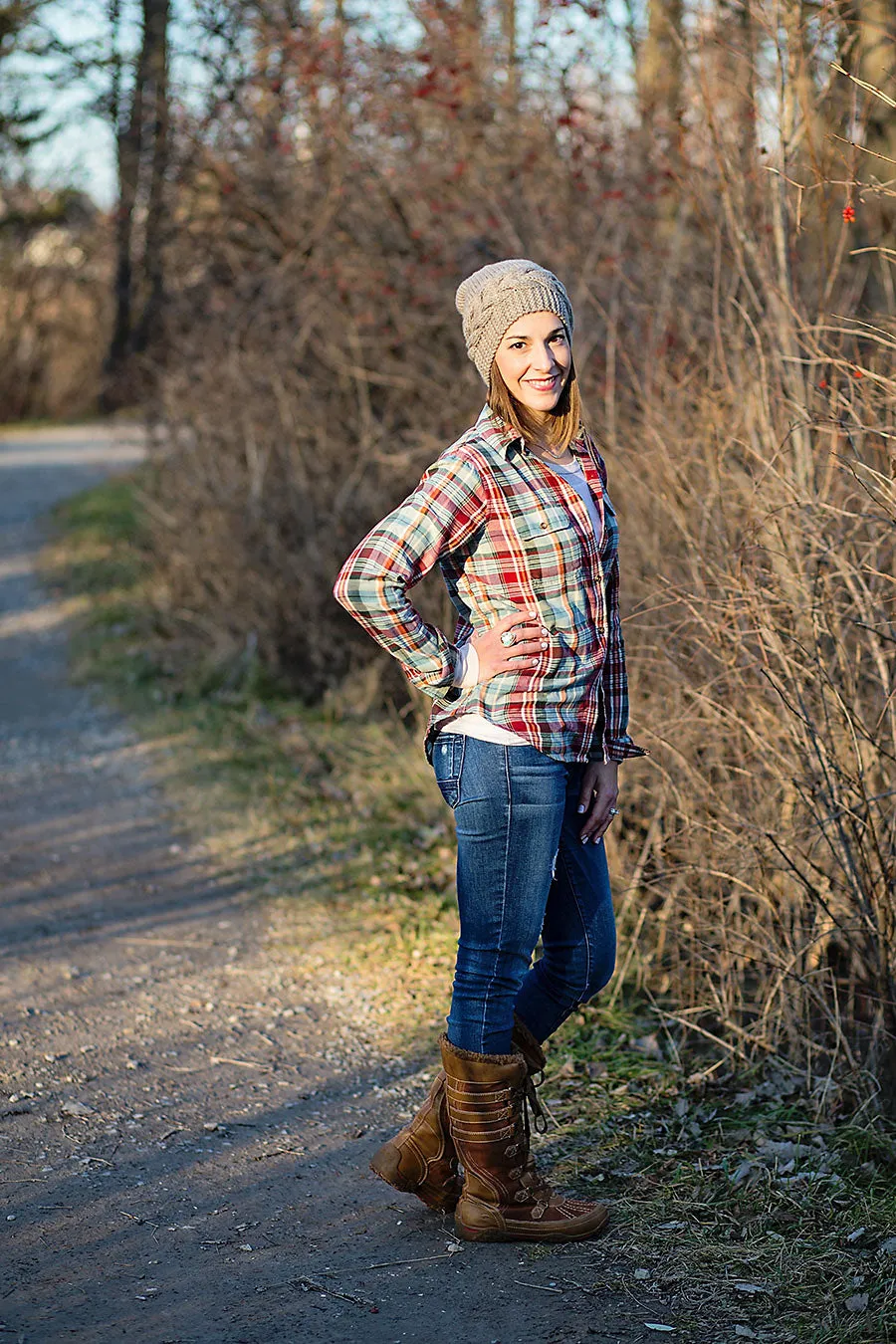 Alpine Trail Hat, Knitterella. Print Knitting Pattern