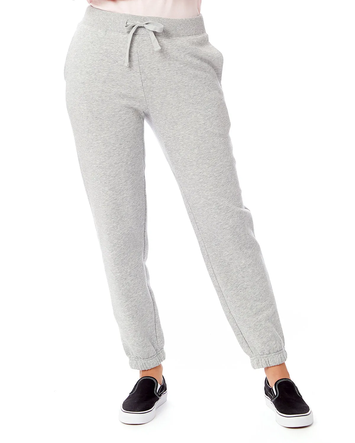 Alternative Unisex Eco-Cozy Fleece Sweatpant, Heather Grey