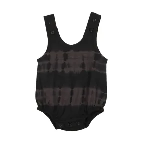 Analogie By Lil Legs Tie Dye Romper Black