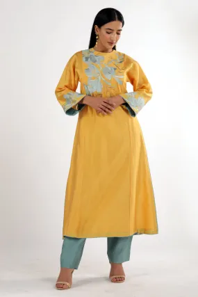 Anvi - Straight Panelled Kurta Set