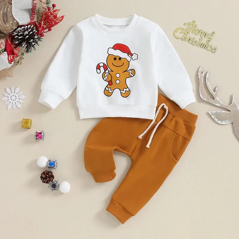 Baby/Toddler (to 3T) Christmas Loungewear Santa Tree Gingerbread