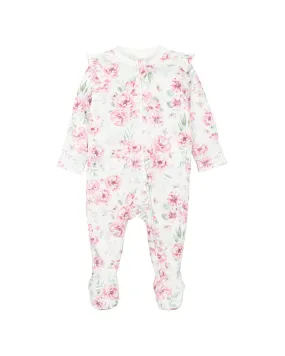 BEBE - EVIE PRINT LS ZIP ONESIE