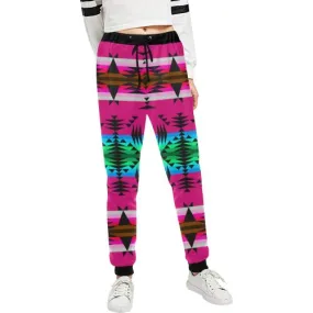 Between the Mountains Pink Women's Sweatpants