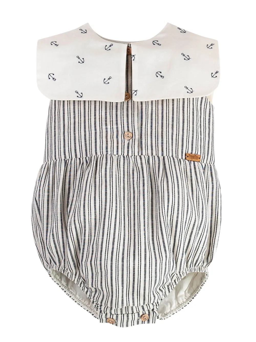 Bib Collar Romper