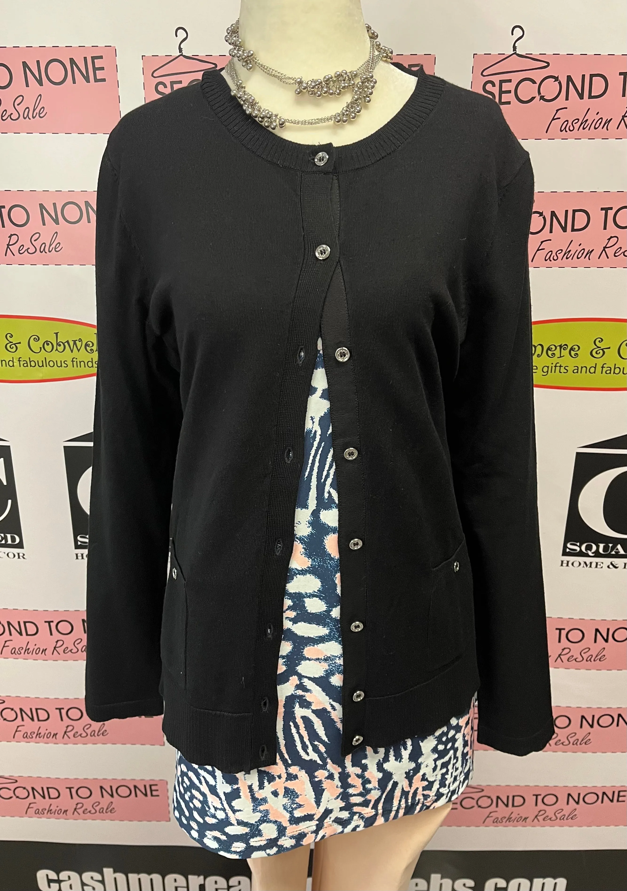 Blue & Pink Animal Print Tunic (Size M)