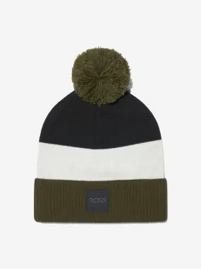 BOSS Boys Knitted Bobble Hat