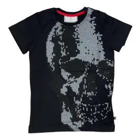 Boys Black Skull T-Shirt