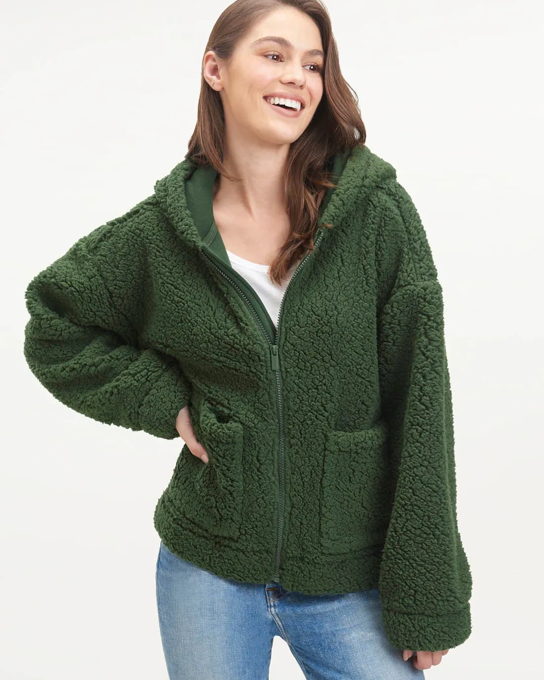 Brandy Sherpa Jacket