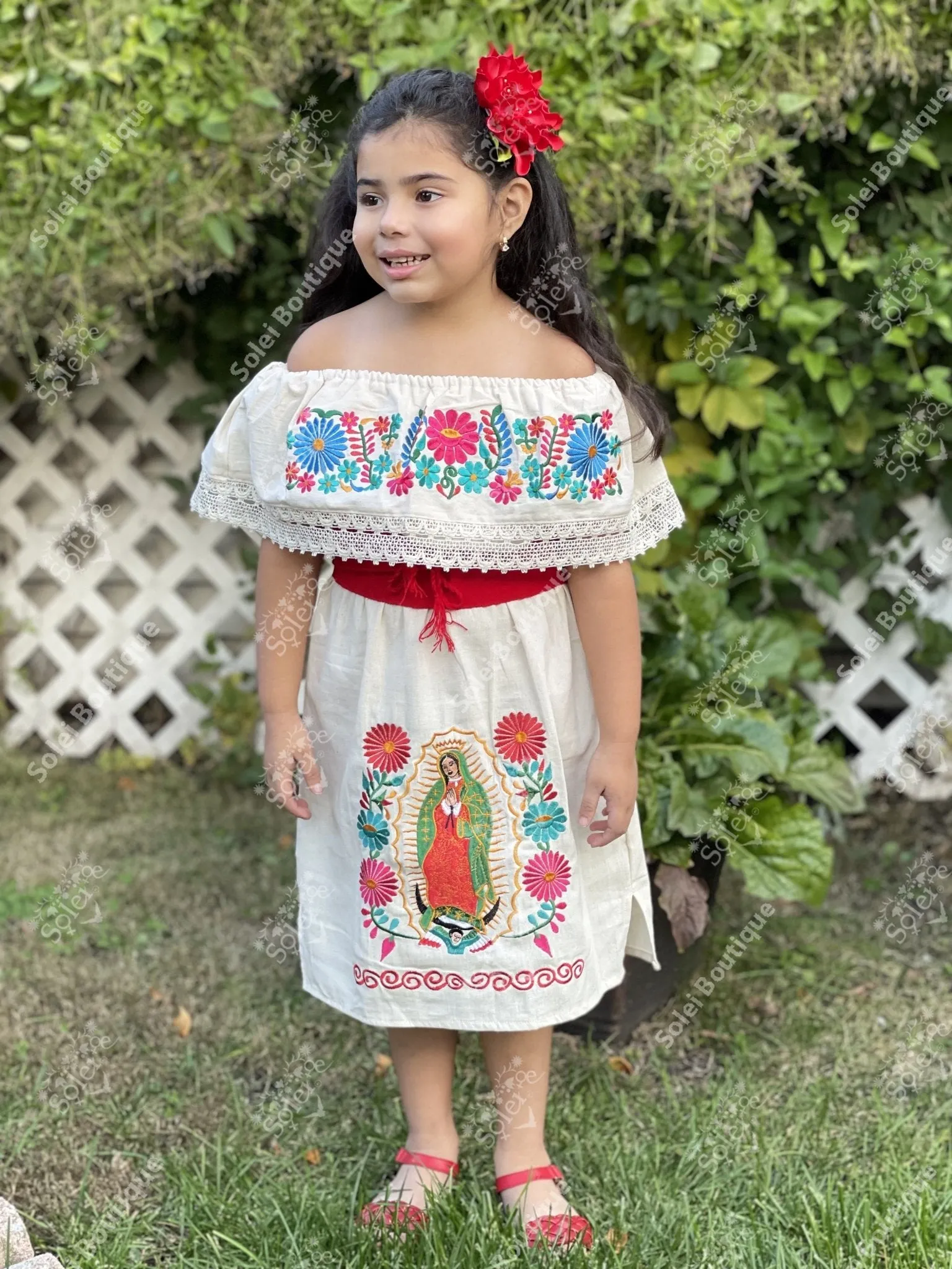 Campesino Virgen Girls Dress