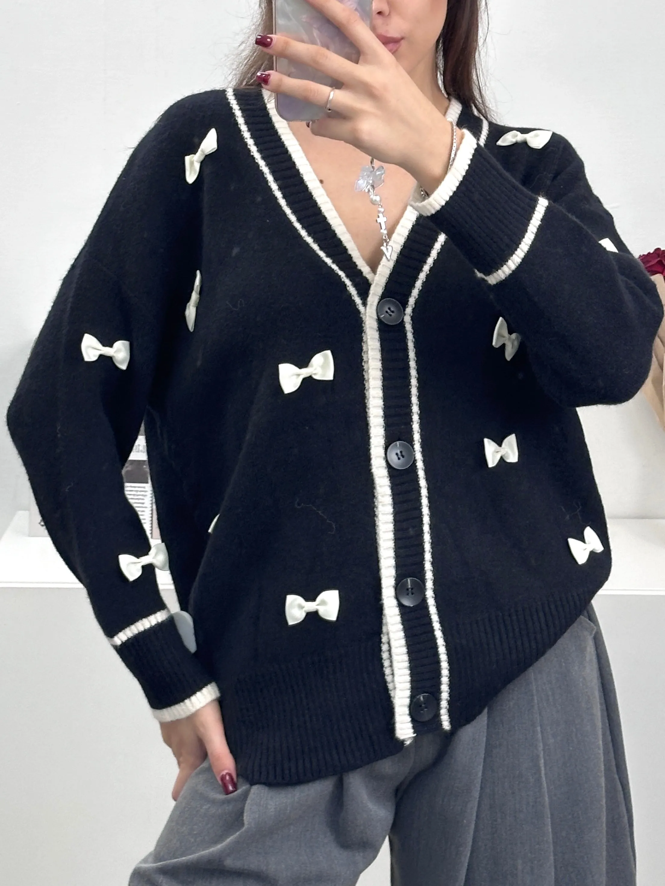 Cardigan FIOCCHETTO