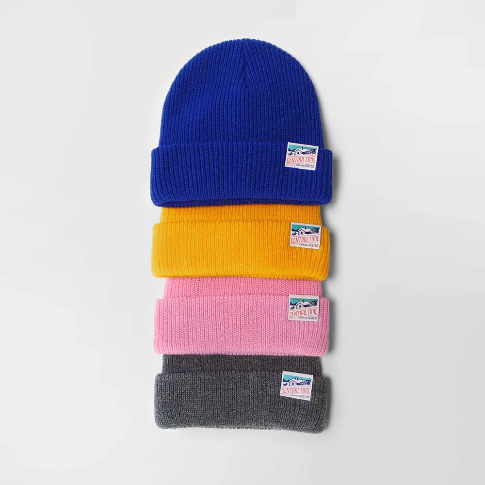 Central Time Snow Beanie - Royal