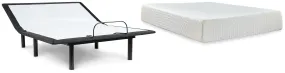 Chime 12 Inch Memory Foam Mattress and Base Set