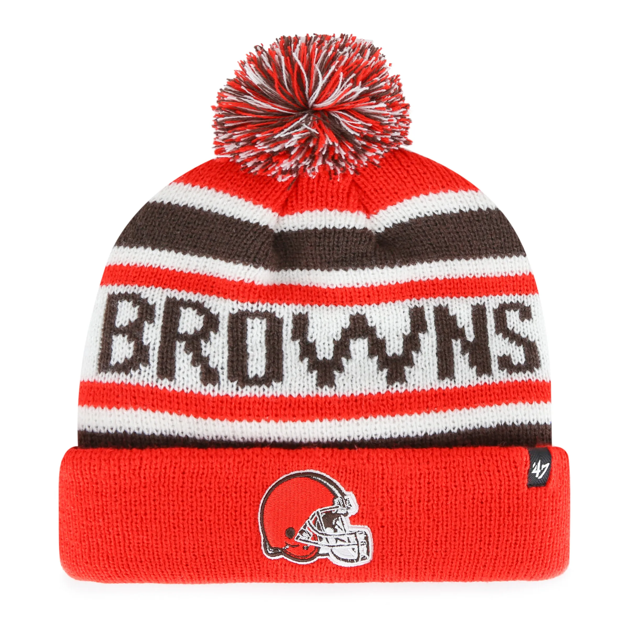 CLEVELAND BROWNS HANGTIME '47 CUFF KNIT YOUTH