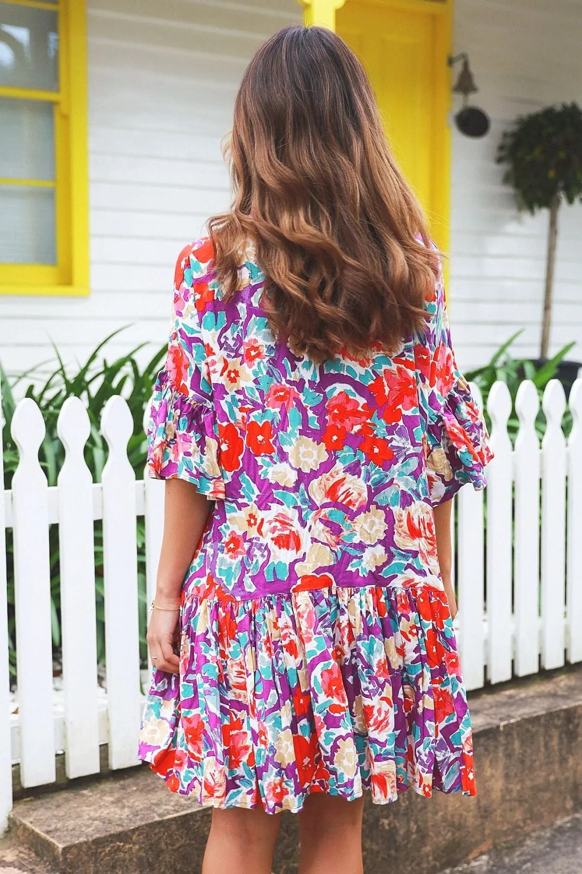 Colourful Bohemian Shirt Dress