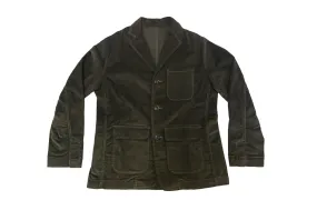 CORDUROY CHORE BLAZER (OLIVE)