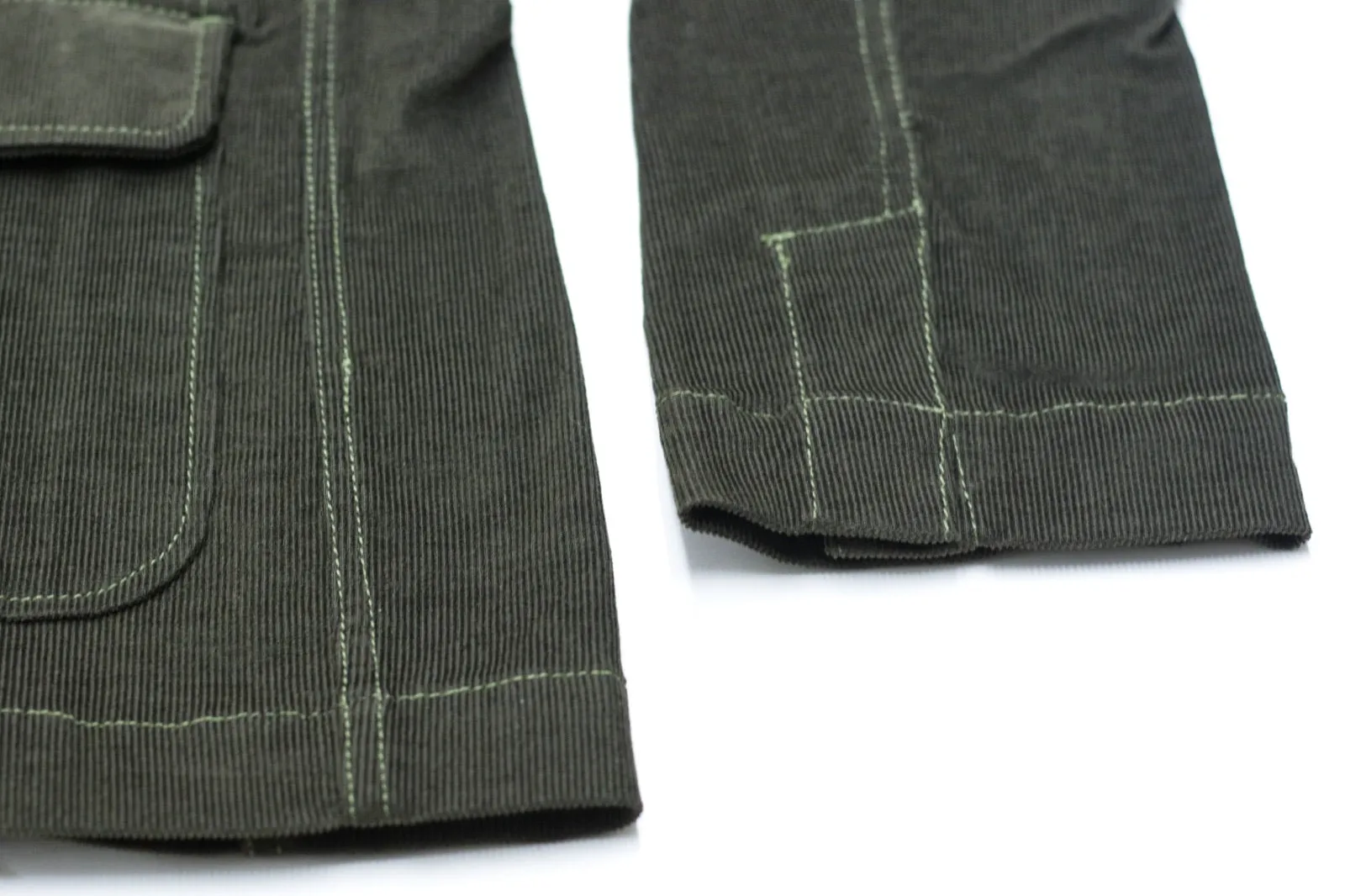 CORDUROY CHORE BLAZER (OLIVE)