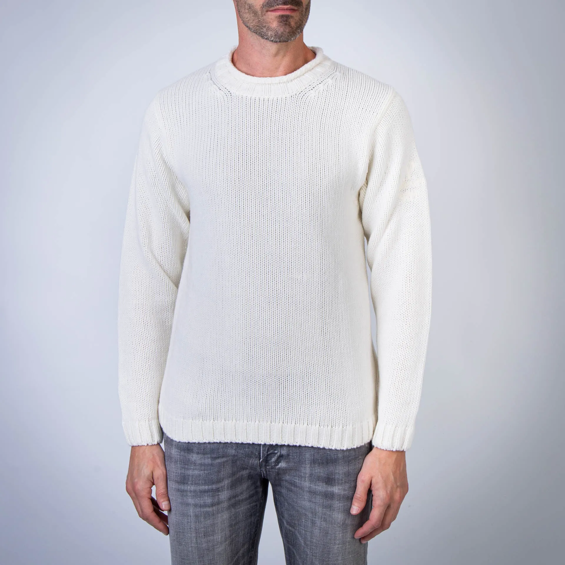 C.P. COMPANY SWEATER 17CMKN171A-110149A 103 IVORY