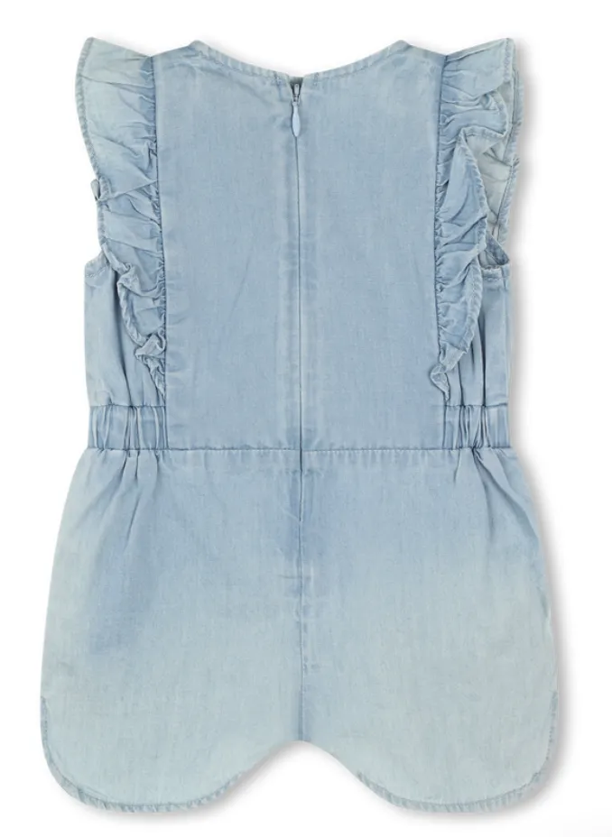 Denim Blue Baby Light Denim Romper