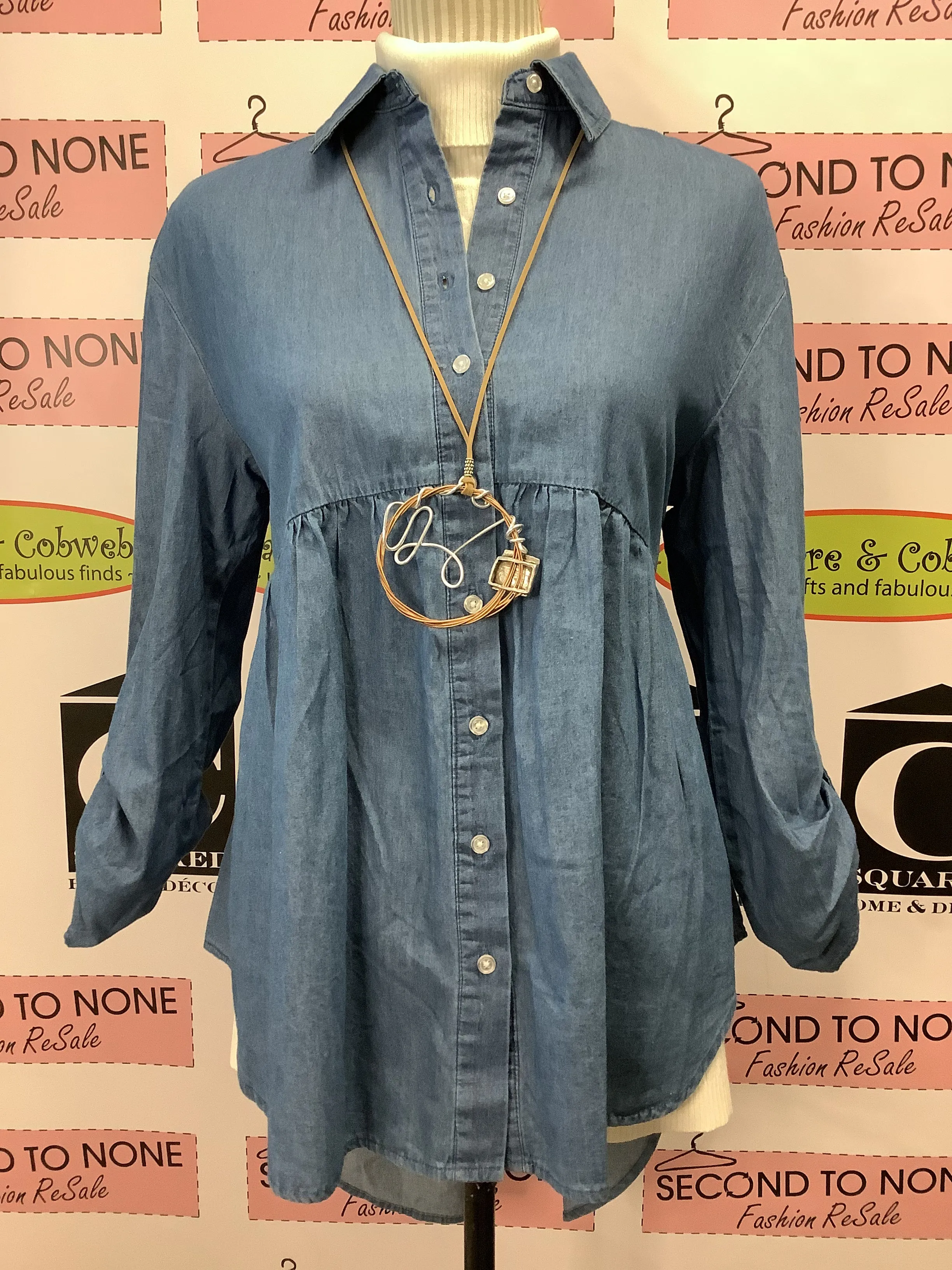 Denim Hi-Low Tunic (Only 1 S Left!)