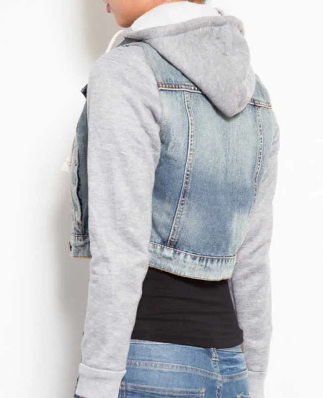 Denim Hooded Jacket