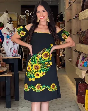 Eloisa Sunflower Dress