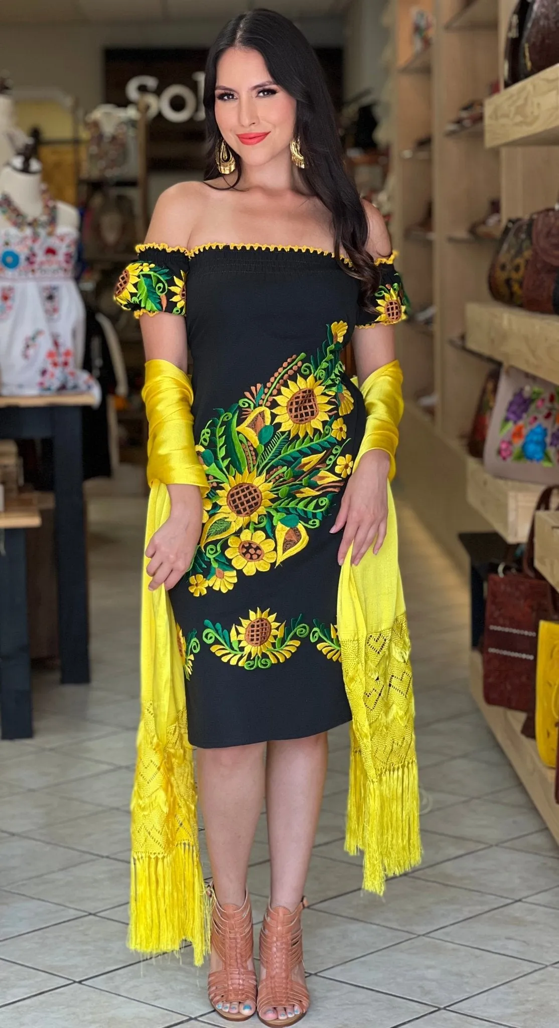 Eloisa Sunflower Dress