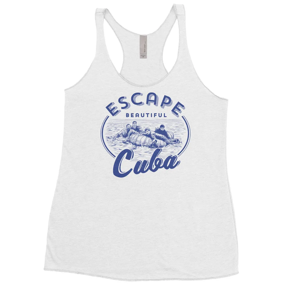 Escape Beautiful Cuba Women's Racerback Tank