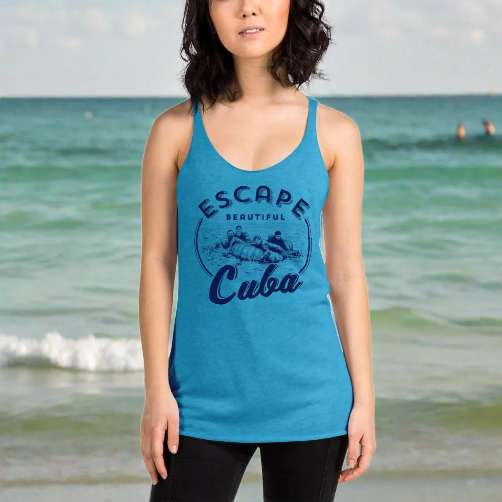 Escape Beautiful Cuba Women's Racerback Tank