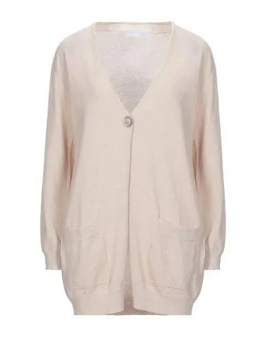 Fabiana Filippi Women Cardigan Beige 6 UK