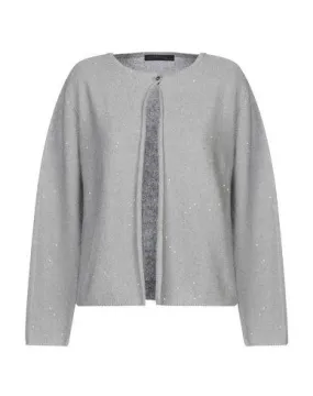 Fabiana Filippi Women Cardigan Grey 12 UK