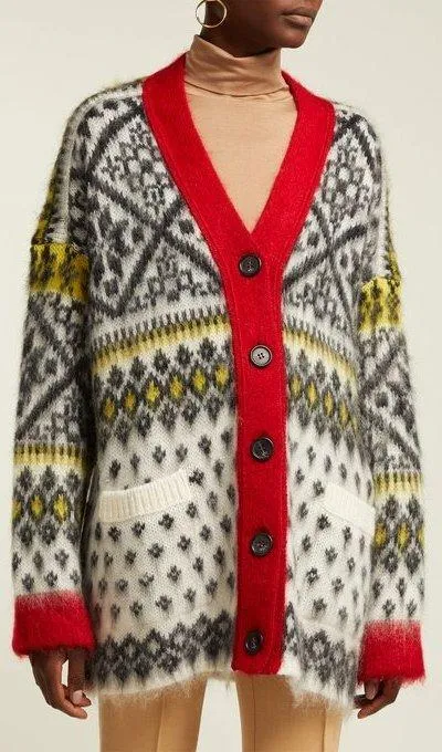 Fair-Isle Jacquard Cardigan