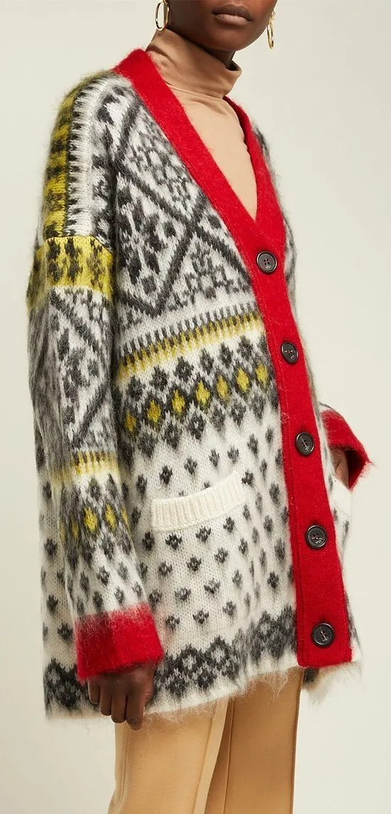 Fair-Isle Jacquard Cardigan