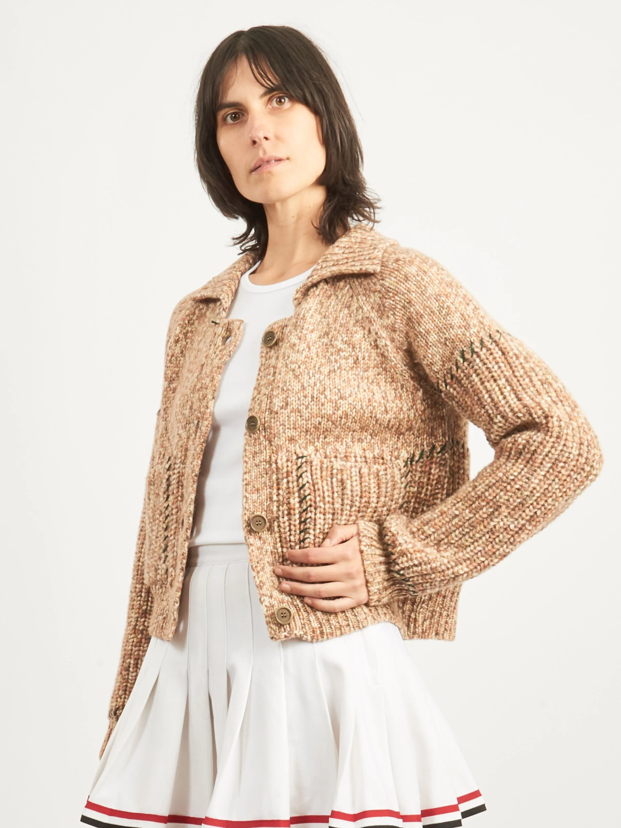 Fall Mix Stitch Cardigan