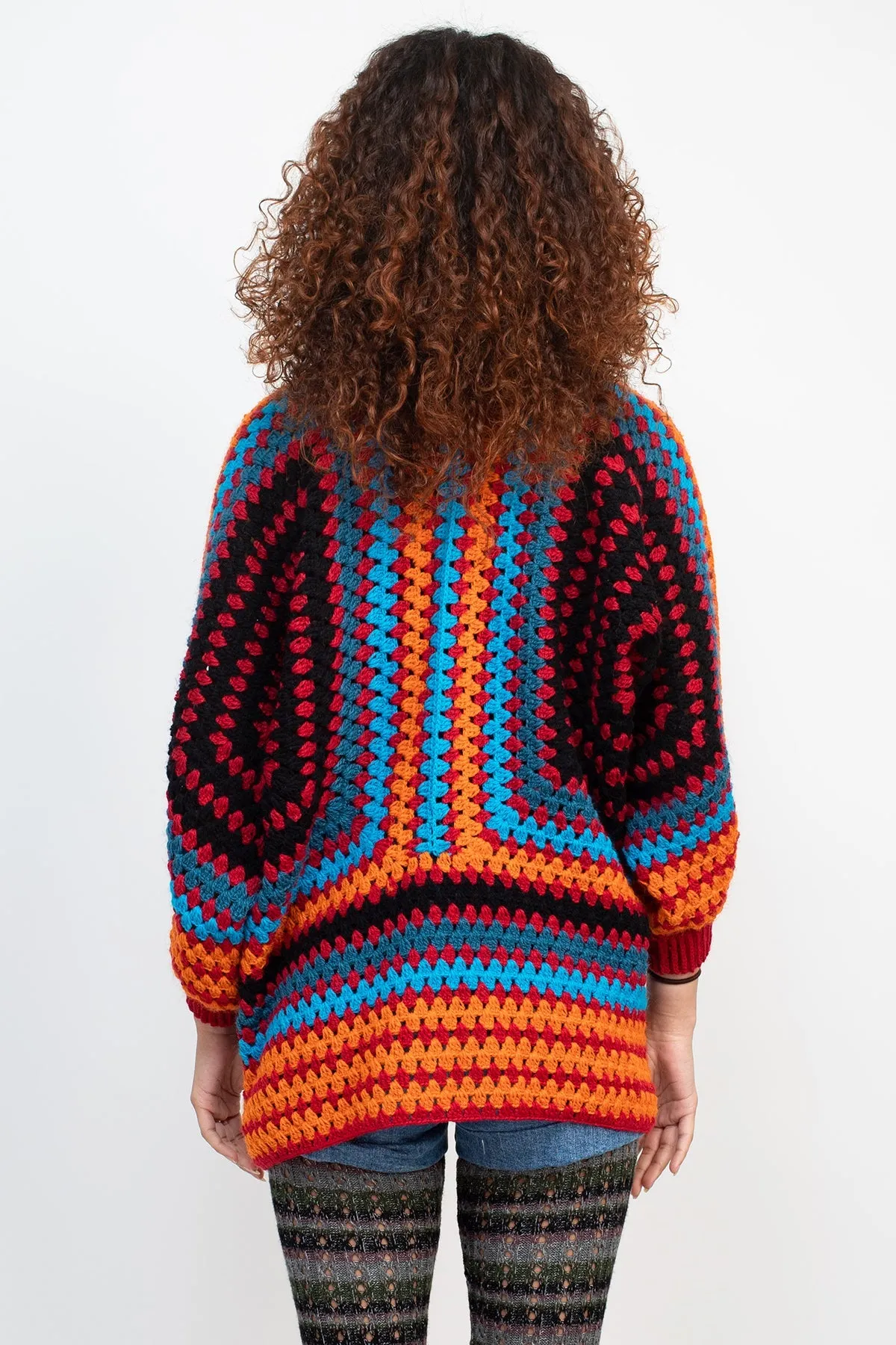 Fiesta Crocheted Cardigan