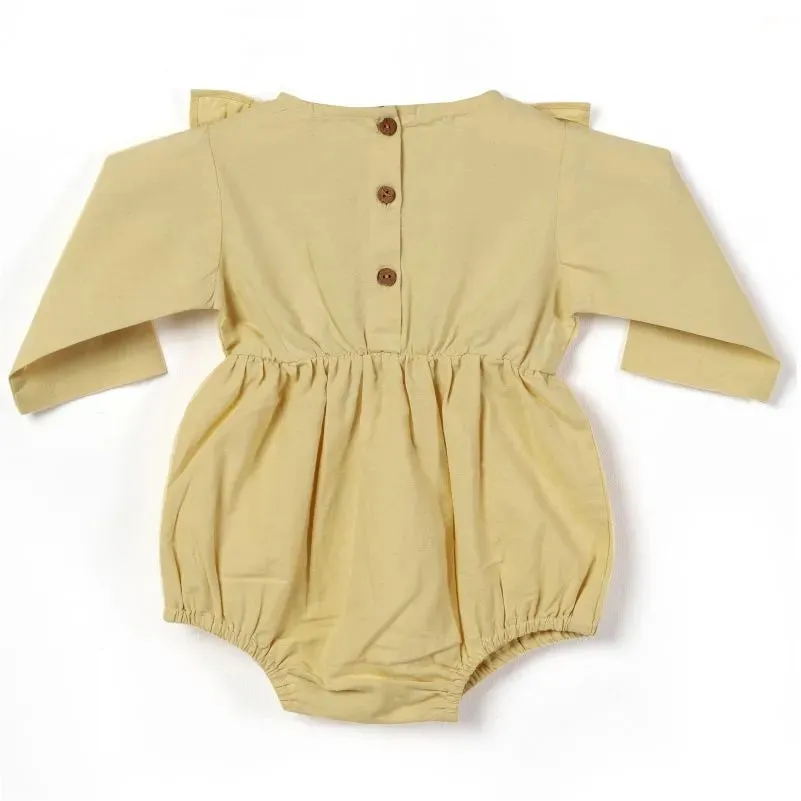 Full Sleeves Frill Romper - Artisans