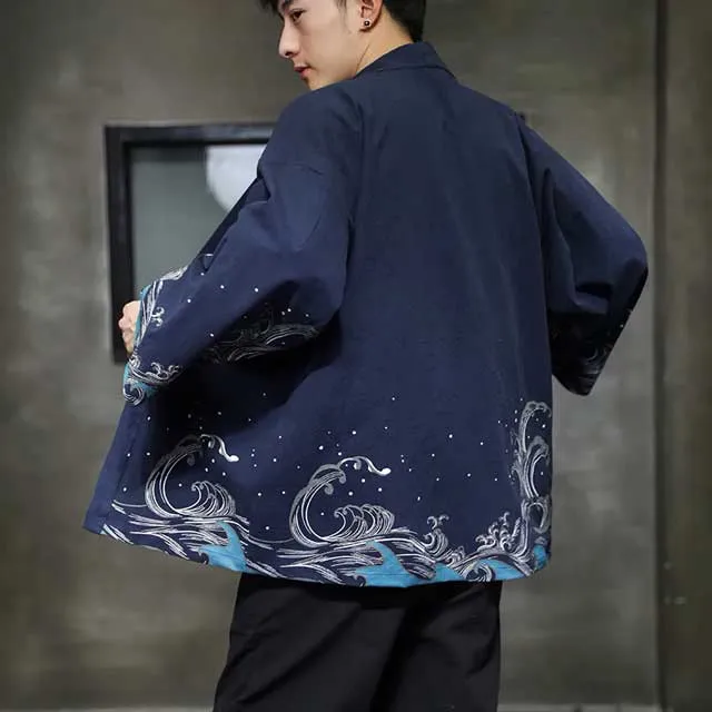 Great Waves Kimono Jacket