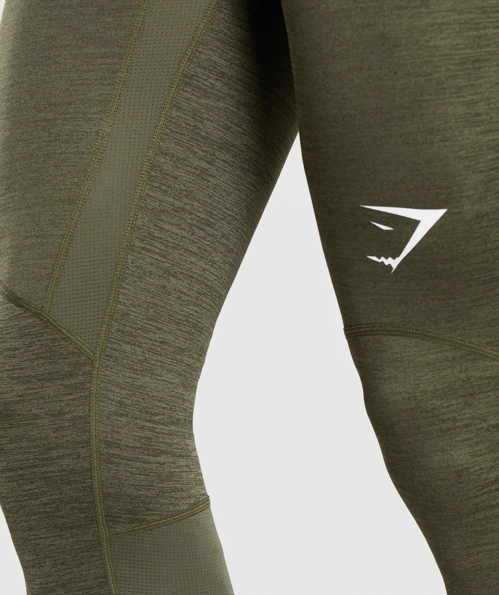 Gymshark Element  Baselayer 3/4 Leggings - Dark Green Marl