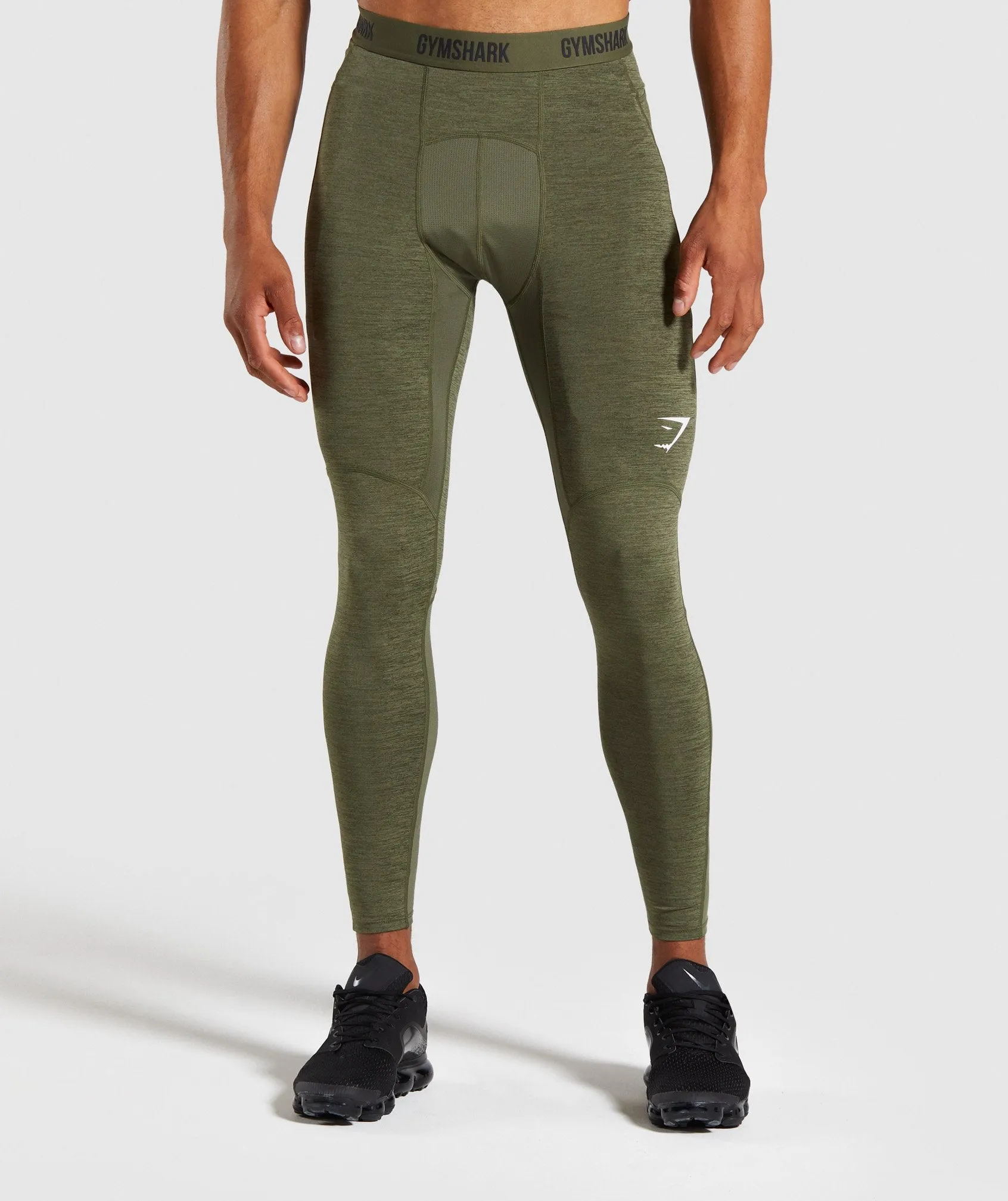 Gymshark Element  Baselayer Leggings - Dark Green Marl