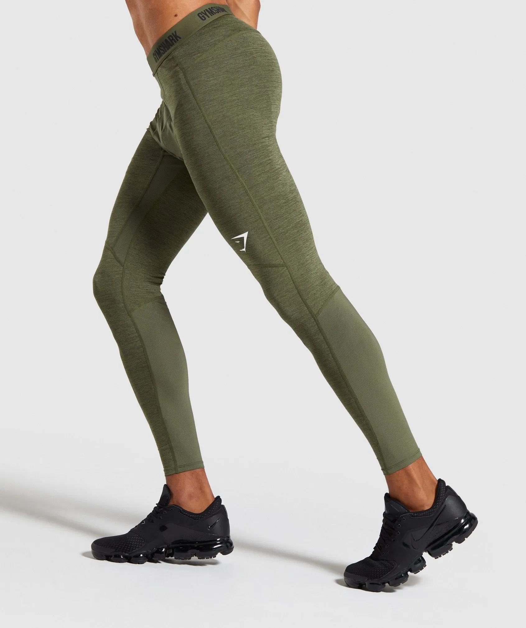 Gymshark Element  Baselayer Leggings - Dark Green Marl