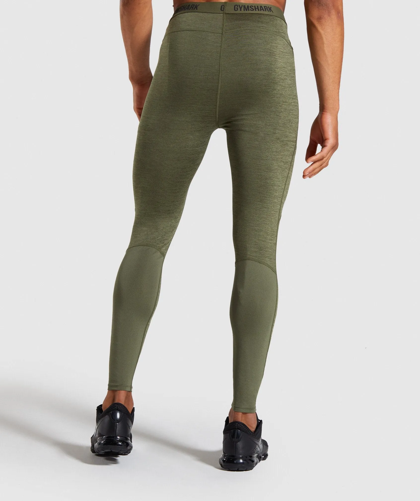 Gymshark Element  Baselayer Leggings - Dark Green Marl