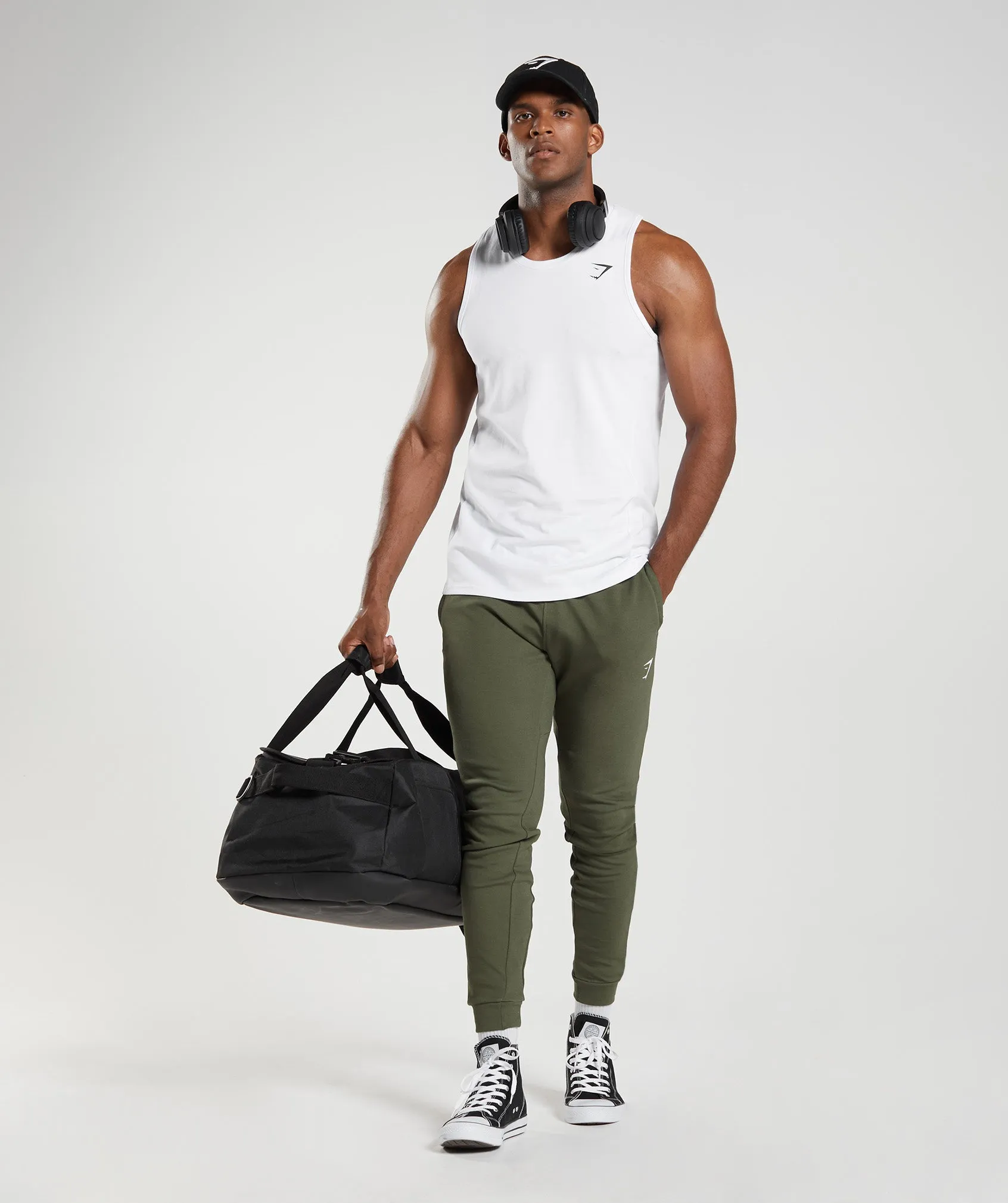 Gymshark React Joggers - Core Olive